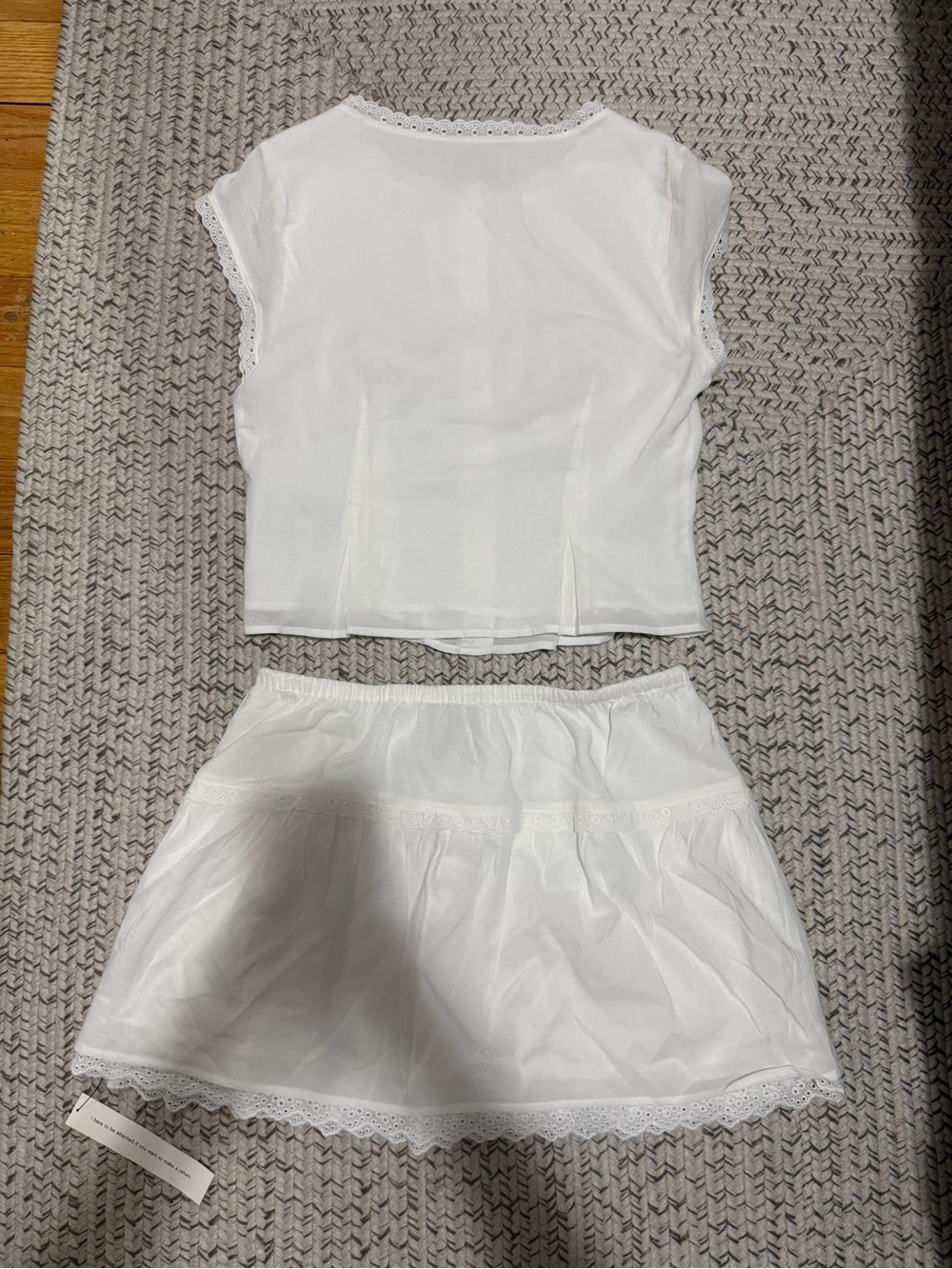 NWT Reformation Valetta Two Piece Set in White. MSRP $278. - Picture 6 of 12